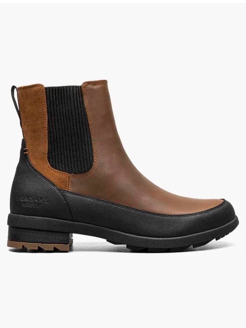 FORSAKE Women’s Sofia Chelsea Waterproof Boots in Toffee Brown Black Fall Casual